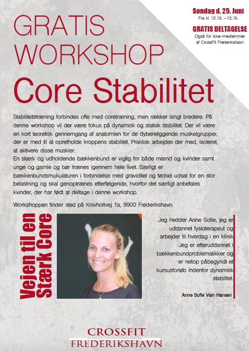 Core stabilitet - workshop CrossFit Frederikshavn