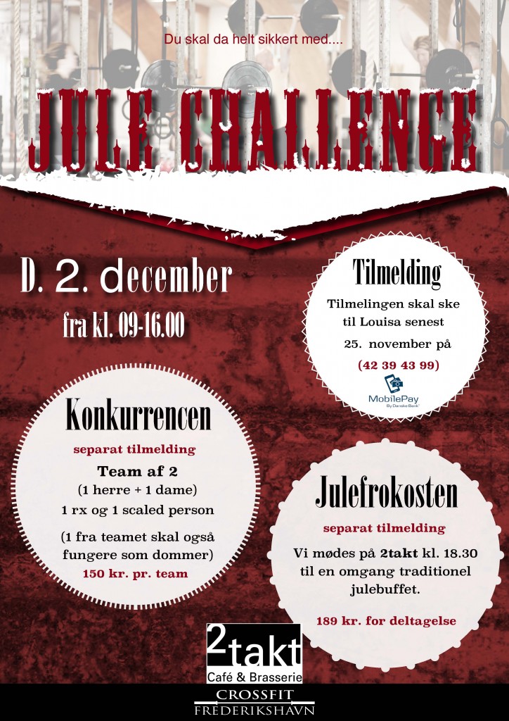JuleChallenge2017 crossfit frederikshavn